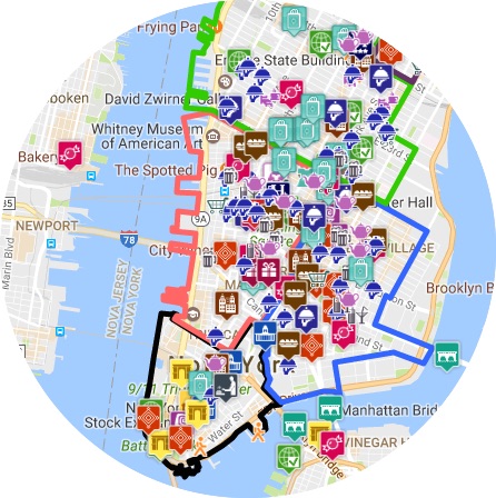 mapa NYCI