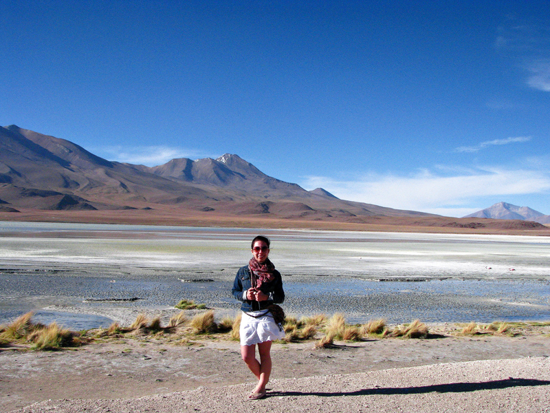 Laguna no salar, Bolívia