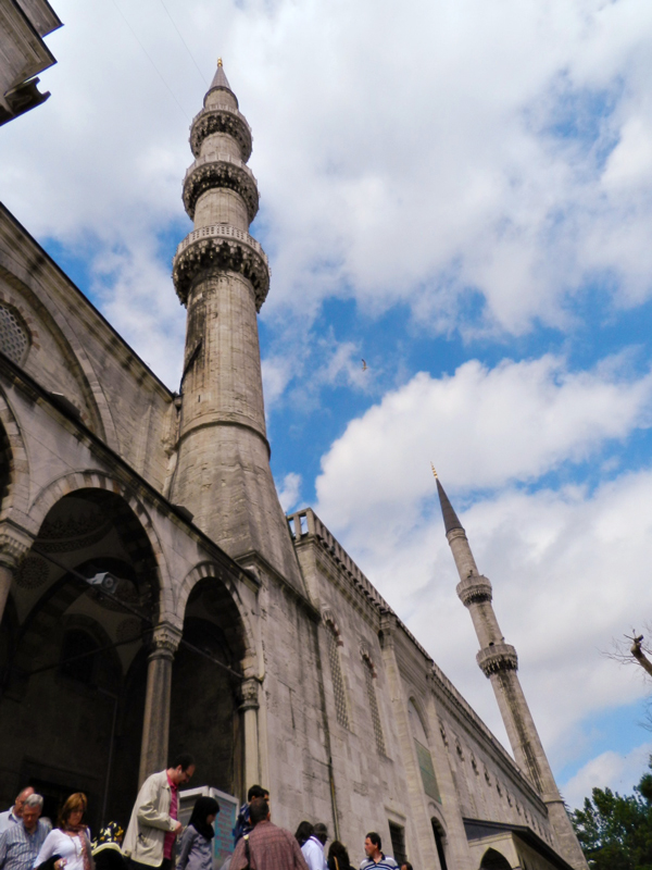 Mesquita Azul ou Sultan Ahmet Camii Istambul lado histórico