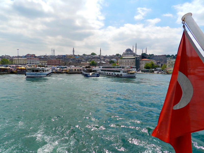 İstanbul Boğazı ou Bosphorus  no lado moderno