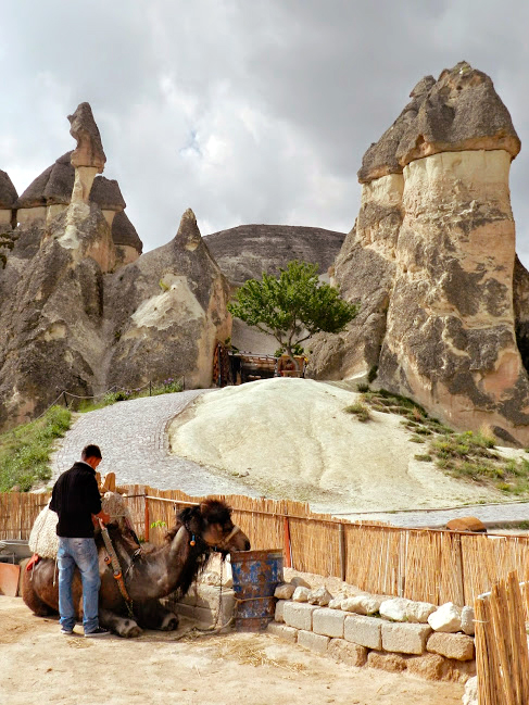 formações rochosas da Capadócia na Turquia