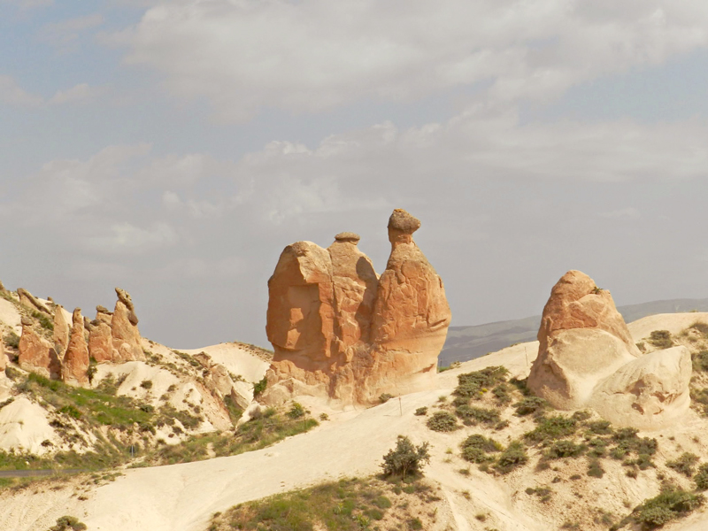 formações rochosas da Capadócia na Turquia