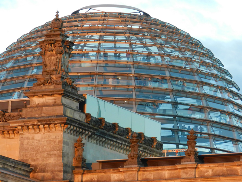 o domo do Reichstag  Dicas para conhecer BERLIM na Alemanha