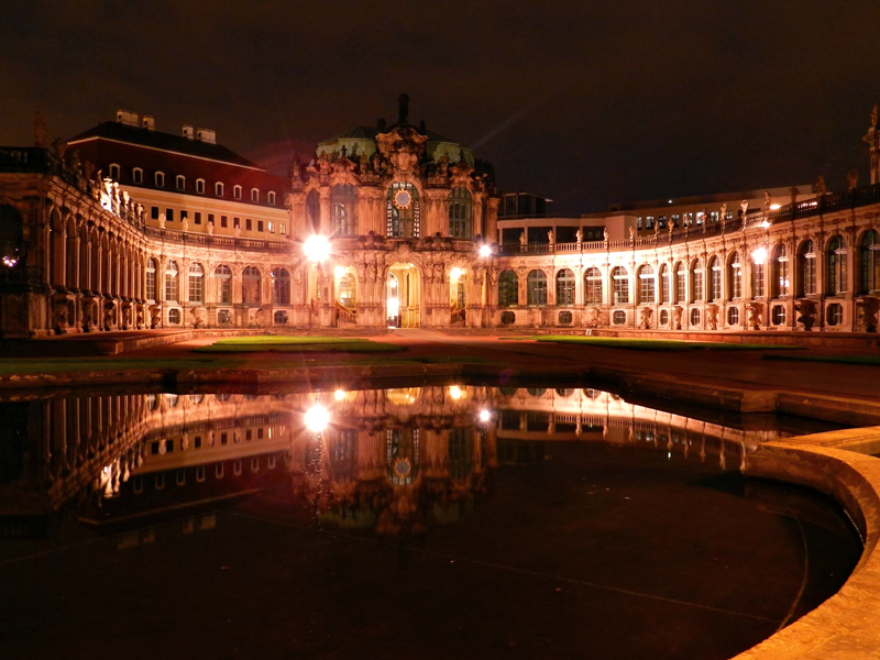 O Zwinger em Dresden na Alemanha