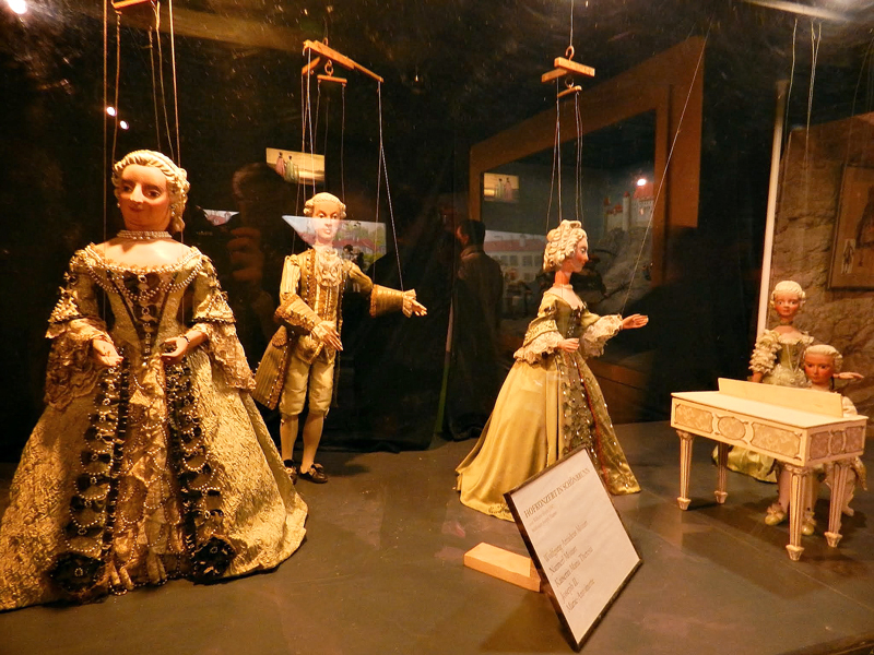 Exposição de bonecos e marionetes no Festung Hohensalzburg  Dicas de Viagem para SALZBURGO