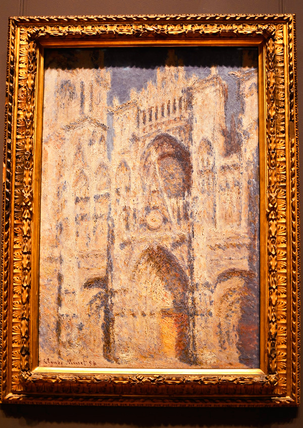 Cathédrale Notre-Dame de Rouen, pintura de Claude Monet hoje no MoMA de NYC