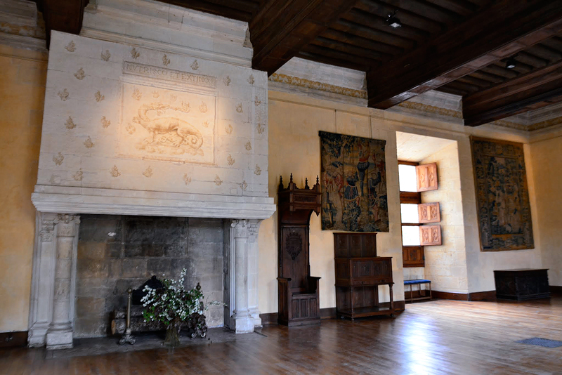 interior do Château Azay le Rideau Viagem para PAYS DE LA LOIRE e CENTRE NA FRANÇA