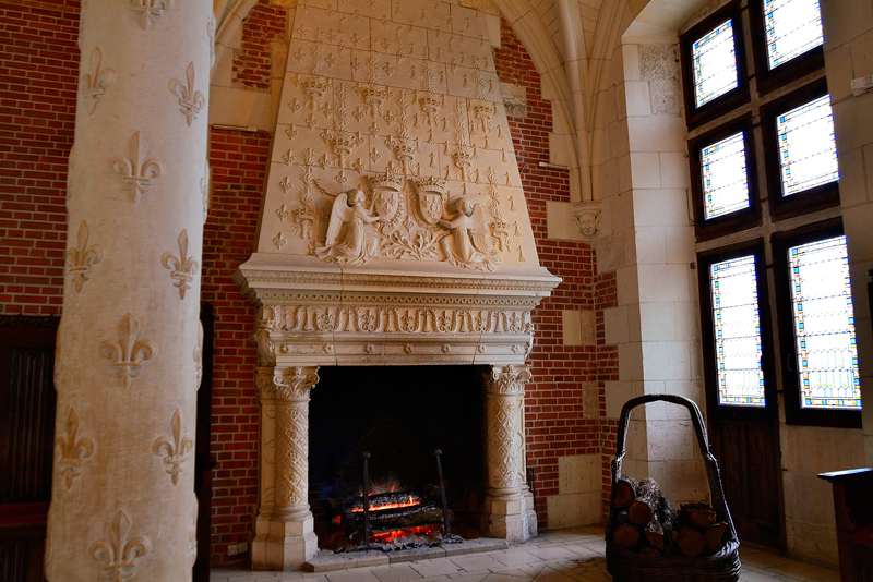 interior do Château d'Amboise Viagem para PAYS DE LA LOIRE e CENTRE NA FRANÇA