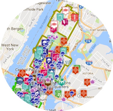 mapa NYCII