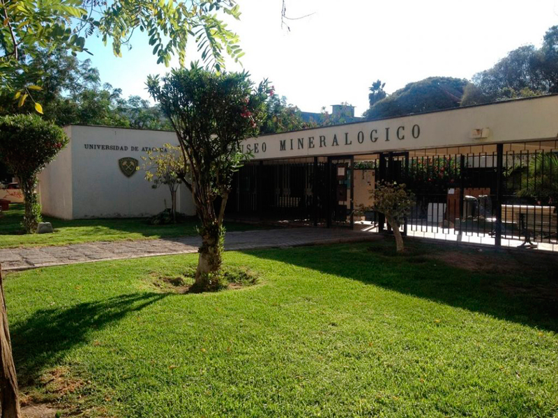 Museu Mineralógico em Copiapó no Chile