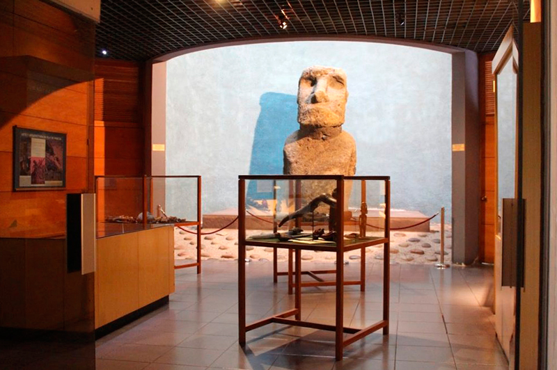 Rapa Nui no Museo Arqueologico de la Serena no Chile
