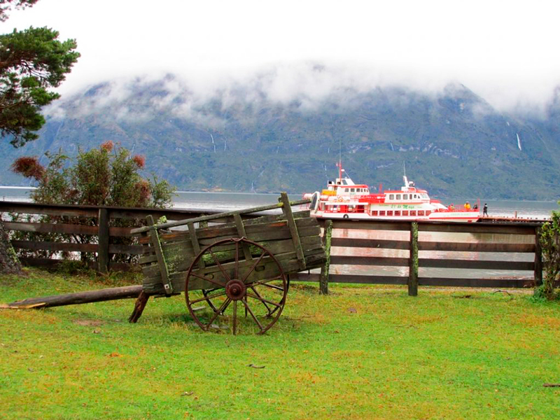 Seno Última Esperanza em Puerto Natales no Chile