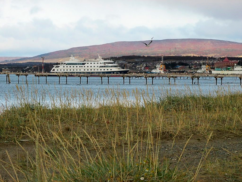 Porto de Punta Arenas no Chile