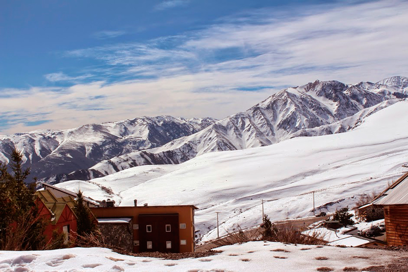 Estação de esqui de El Colorado em Farellones no Chile