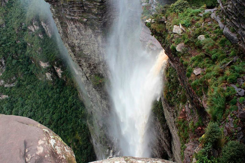 Cachoeira da Fumaça no Vale do Capão na Chapada Diamantina na Bahia