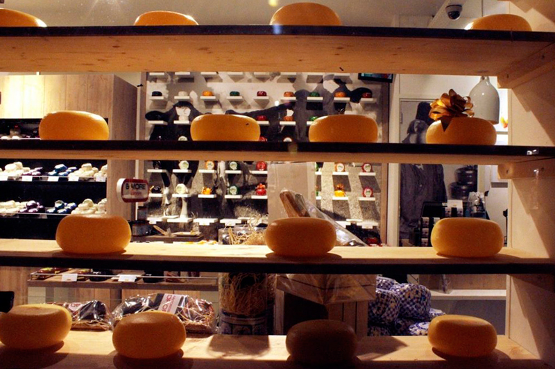 queijos holandeses em Amsterdã na Holanda