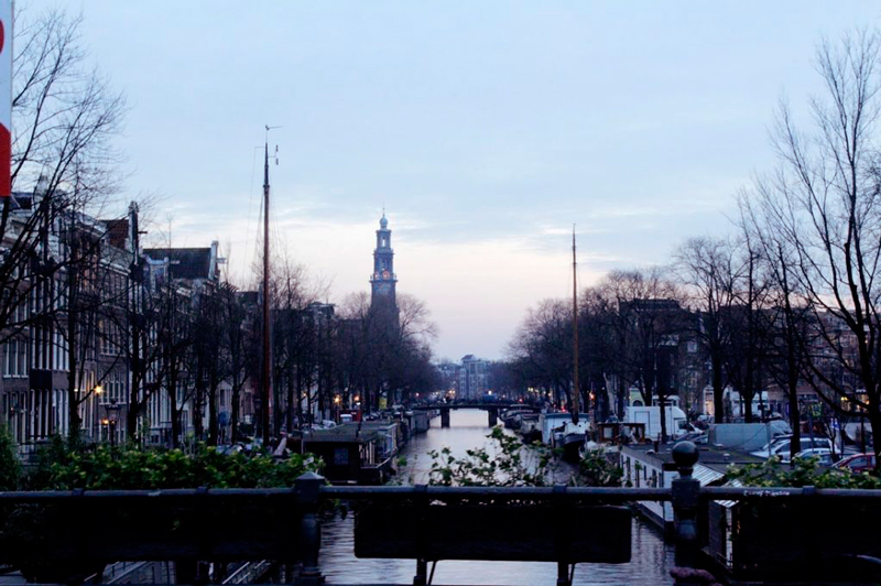 Westerkerk em Amsterdã na Holanda