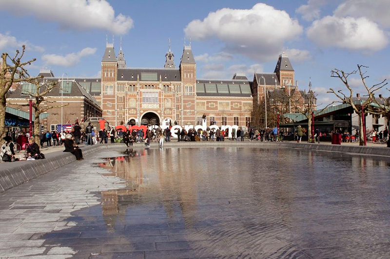 Rijksmuseum em Amsterdam na Holanda