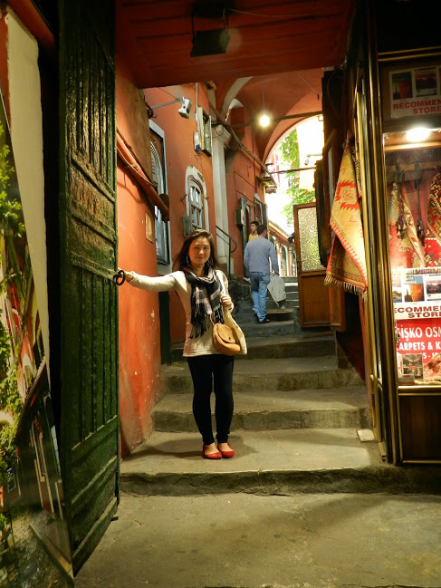 Eu no Grand Bazaar em Istanbul, Turquia, Maio de 2012.