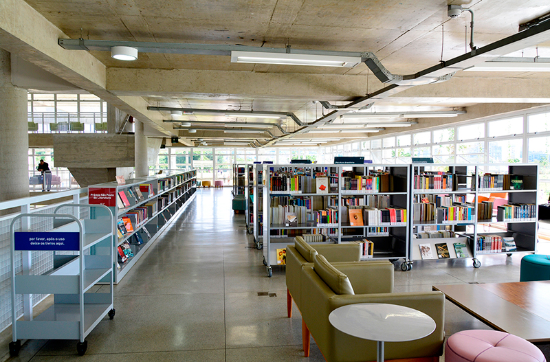 Biblioteca Parque Villa-Lobos em São Paulo, Brasil