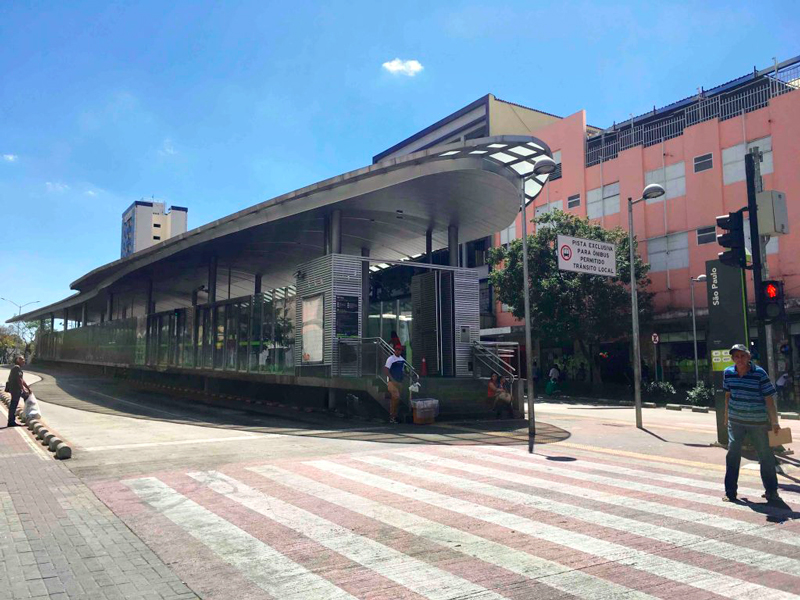 Terminal de ônibus em Belo Horizonte Minas Gerais