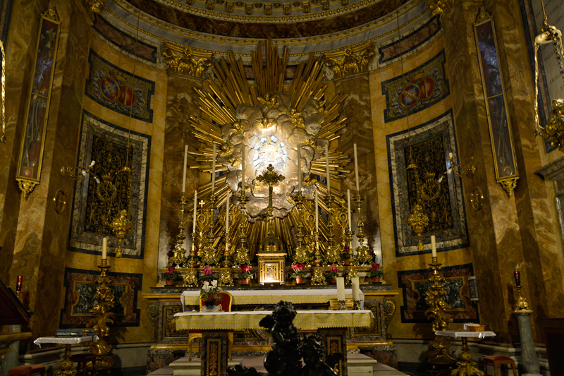 Santa Maria della Vittoria no Centro Histórico de Roma