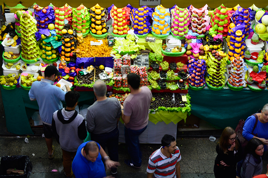 Mercado Municipal, Mercadão, Mercado da Cantareira, São Paulo, Brasil, América do Sul