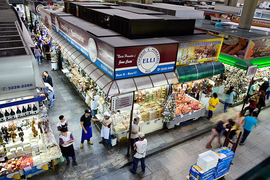 Mercado Municipal, Mercadão, Mercado da Cantareira, São Paulo, Brasil, América do Sul