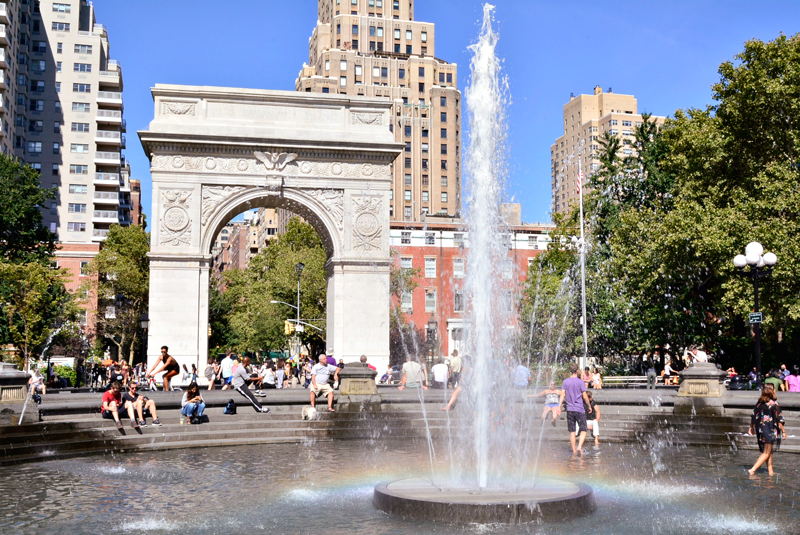 Washington Square Garden e o seu arco