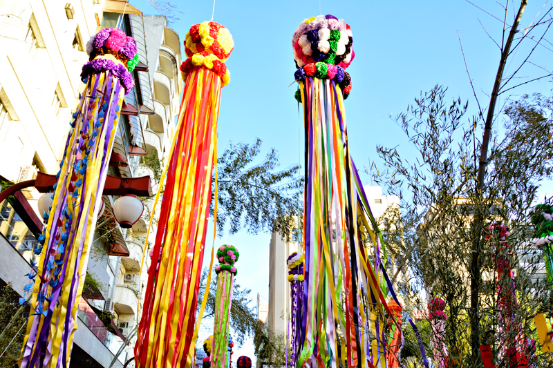 Tanabata Matsuri ou Festival das Estrelas no bairro da Liberdade em São Paulo
