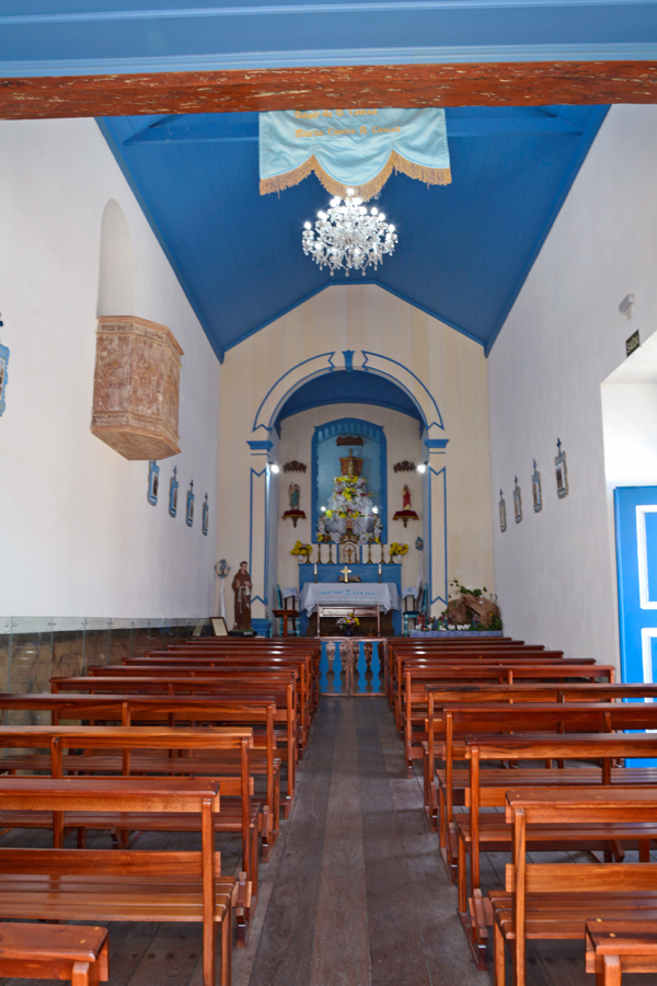 Interior da Capela Nossa Senhora das Mercês de São Luiz do Paraitinga