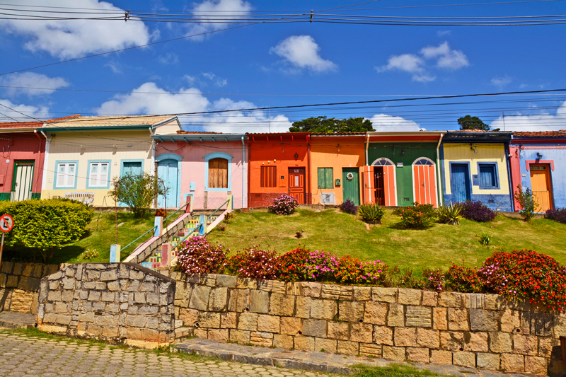 As casinhas coloridas de São Luiz do Paraitinga