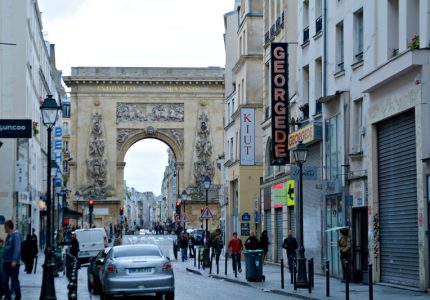 Porte Saint-Denis, Bourse, Paris, France
