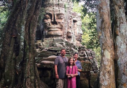 No complexo Angkor, em Siem Reap, Camboja (Fevereiro/2016)