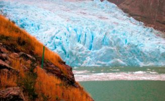 Glaciar Balmaceda no Campo de Hielo Sur